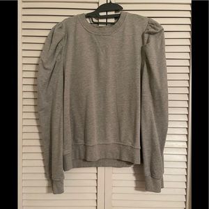 XL Cynthia Rowley Puff Sleeve Sweatshirt
